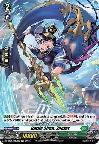 Battle Siren, Shuzet (Holo) - D-BT05/H47EN
