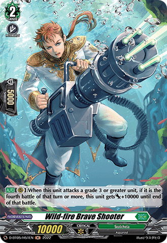 Wild-fire Brave Shooter (Holo) - D-BT05/H51EN