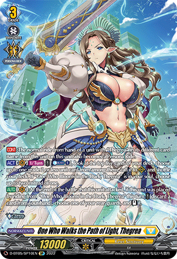 One Who Walks the Path of Light, Thegrea (SP) - D-BT05/SP10EN