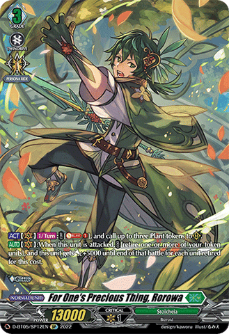 For One's Precious Thing, Rorowa (SP) - D-BT05/SP12EN