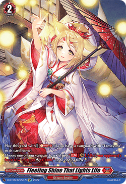 Fleeting Shine That Lights Life (SP) - D-BT05/SP27EN