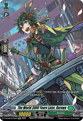 The World 3000 Years Later, Rorowa (SP) - D-BT05/SP43EN
