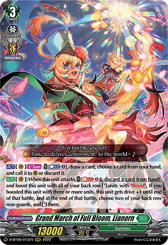 Grand March of Full Bloom, Lianorn - D-BT06/013EN