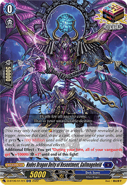 Hades Dragon Deity of Resentment, Gallmageheld - D-BT06/017EN