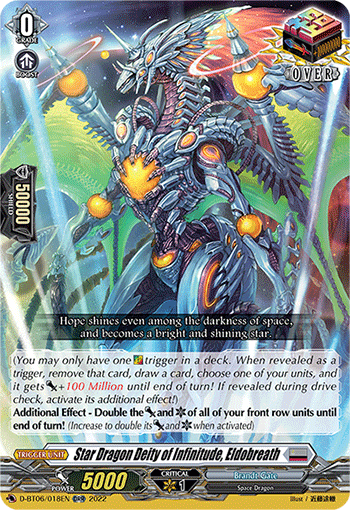 Star Dragon Deity of Infinitude, Eldobreath - D-BT06/018EN