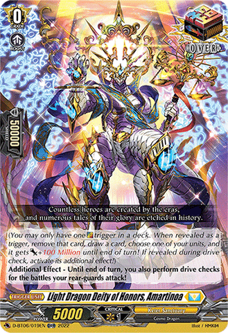 Light Dragon Deity of Honors, Amartinoa - D-BT06/019EN