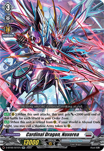 Cardinal Dragon, Nuvorea - D-BT06/027EN