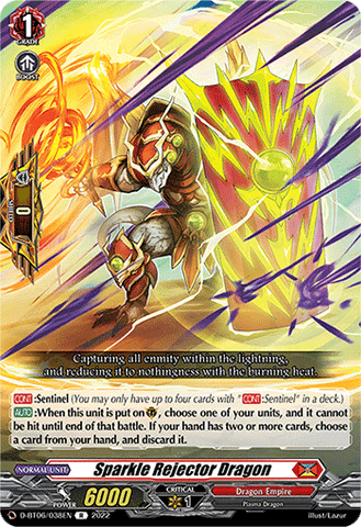 Sparkle Rejector Dragon - D-BT06/038EN