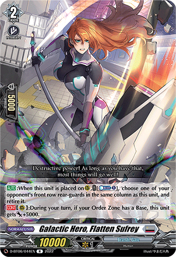 Galactic Hero, Flatten Sufrey - D-BT06/044EN