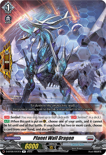 Planet Wall Dragon - D-BT06/047EN