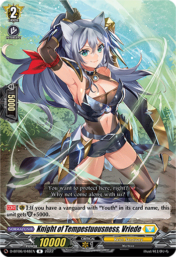 Knight of Tempestuousness, Vriede - D-BT06/048EN