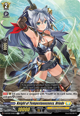 Knight of Tempestuousness, Vriede - D-BT06/048EN