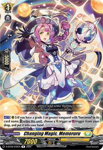 Changing Magic, Memeruru - D-BT06/049EN
