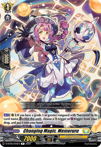 Changing Magic, Memeruru - D-BT06/049EN