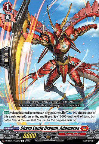 Sharp Equip Dragon, Adamaros - D-BT06/060EN