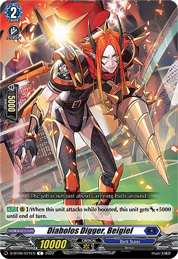 Diabolos Digger, Beigiel - D-BT06/071EN