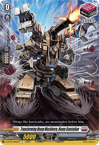 Transforming Heavy Machinery, Heavy Constalion - D-BT06/085EN