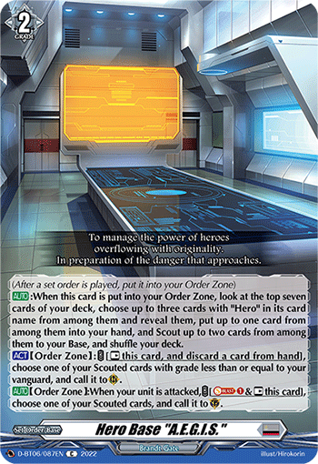 Hero Base "A.E.G.I.S." - D-BT06/087EN