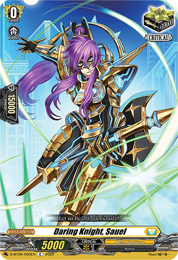 Daring Knight, Sauel - D-BT06/093EN