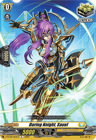 Daring Knight, Sauel - D-BT06/093EN