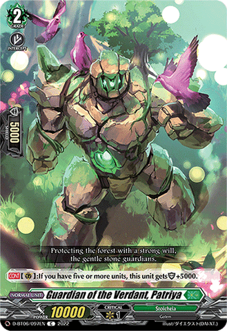 Guardian of the Verdant, Patriya - D-BT06/097EN