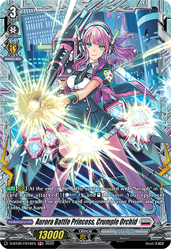 Aurora Battle Princess, Crumple Orchid (FR) - D-BT06/FR16EN