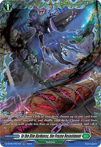 In the Dim Darkness, the Frozen Resentment (FR) - D-BT06/FR31EN