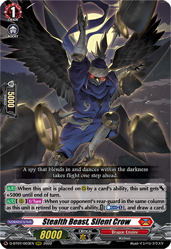 Stealth Beast, Silent Crow - D-BT07/003EN