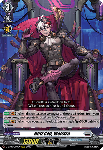 Blitz CEO, Welstra - D-BT07/007EN