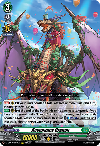 Resonance Dragon - D-BT07/014EN