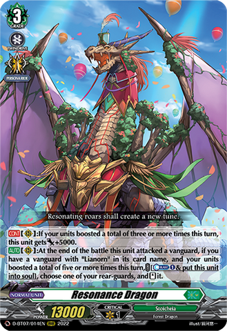 Resonance Dragon - D-BT07/014EN