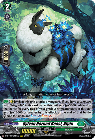Sylvan Horned Beast, Alpin - D-BT07/015EN