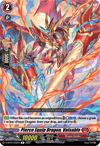 Pierce Equip Dragon, Valsable - D-BT07/032EN