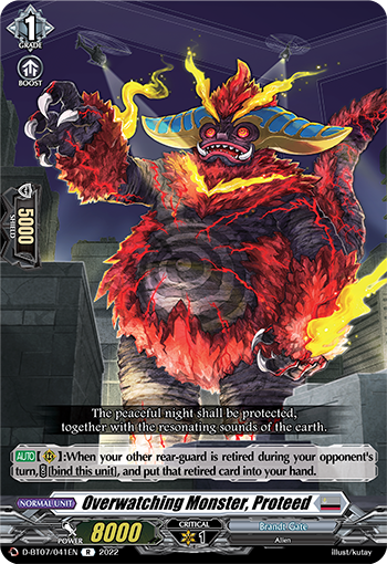 Overwatching Monster, Proteed - D-BT07/041EN