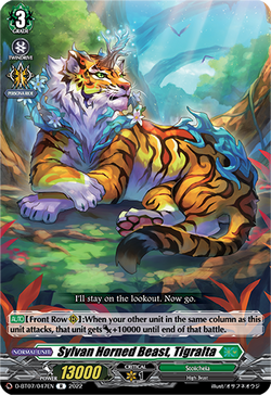 Sylvan Horned Beast, Tigralta - D-BT07/047EN