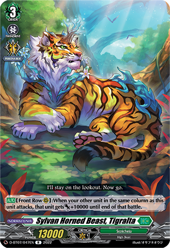 Sylvan Horned Beast, Tigralta - D-BT07/047EN