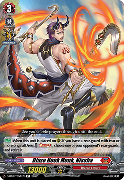Blaze Hook Monk, Nissha - D-BT07/051EN