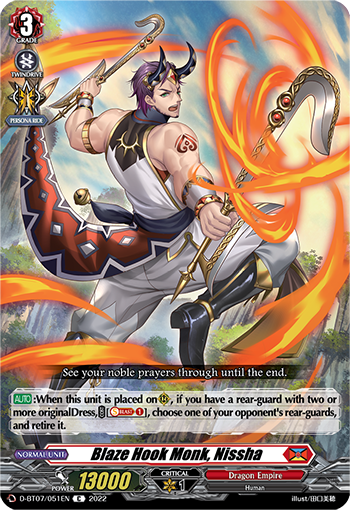 Blaze Hook Monk, Nissha - D-BT07/051EN