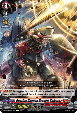 Roaring Cannon Dragon, Salvorex - D-BT07/052EN