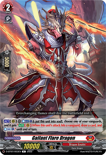 Gallant Flare Dragon - D-BT07/053EN