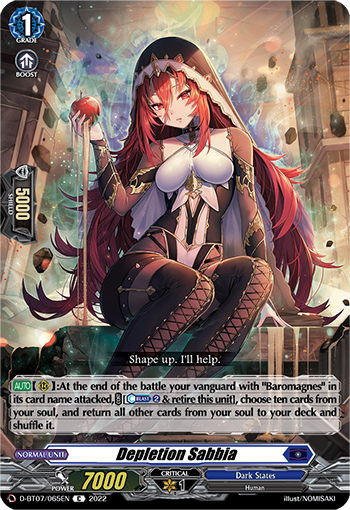 Depletion Sabbia - D-BT07/065EN