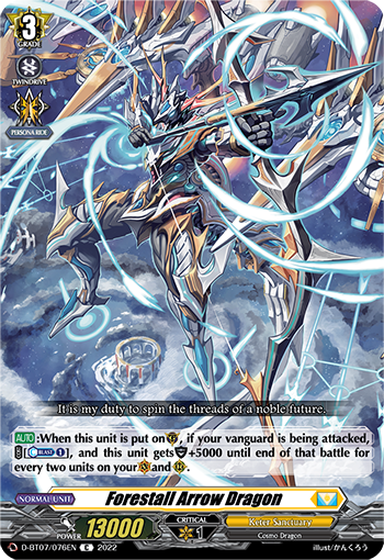 Forestall Arrow Dragon - D-BT07/076EN