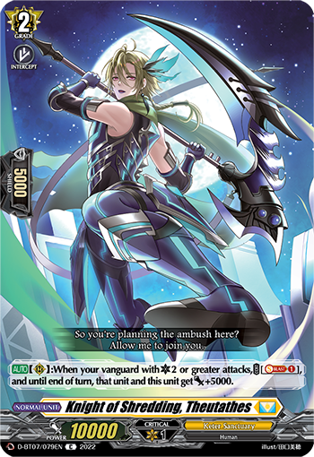 Knight of Shredding, Theutathes - D-BT07/079EN