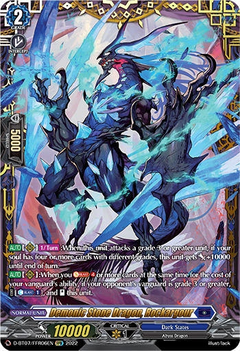 Demonic Stone Dragon, Rockargour (FFR) - D-BT07/FFR06EN