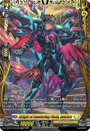 Knight of Rendering Flash, Cairbre (FFR) - D-BT07/FFR12EN