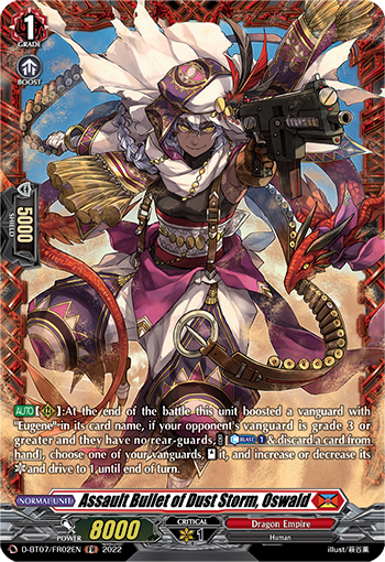 Assault Bullet of Dust Storm, Oswald (FR) - D-BT07/FR02EN