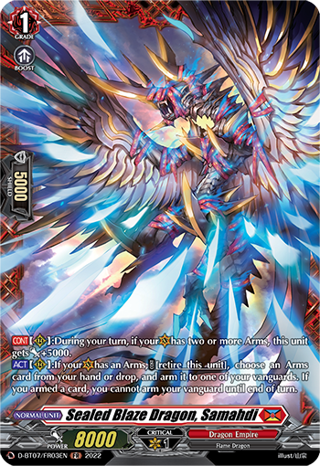 Sealed Blaze Dragon, Samahdi (FR) - D-BT07/FR03EN