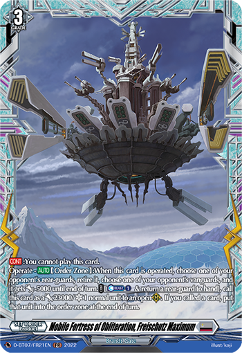 Mobile Fortress of Obliteration, Freischutz Maximum (FR) - D-BT07/FR21EN