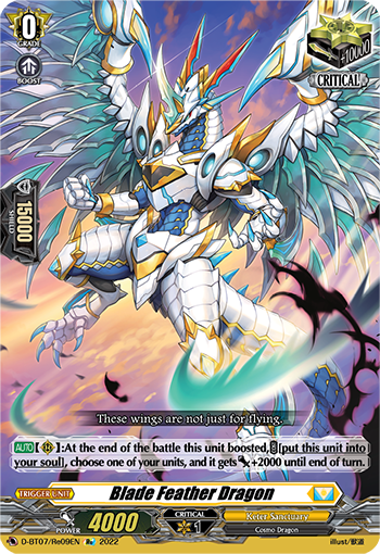 Blade Feather Dragon (Re) - D-BT07/Re09EN