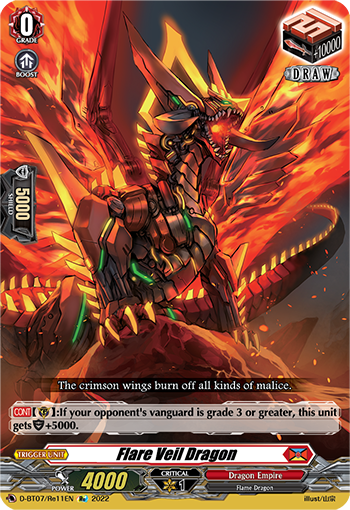 Flare Veil Dragon (Re) - D-BT07/Re11EN